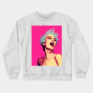 Laughing Lady Crewneck Sweatshirt